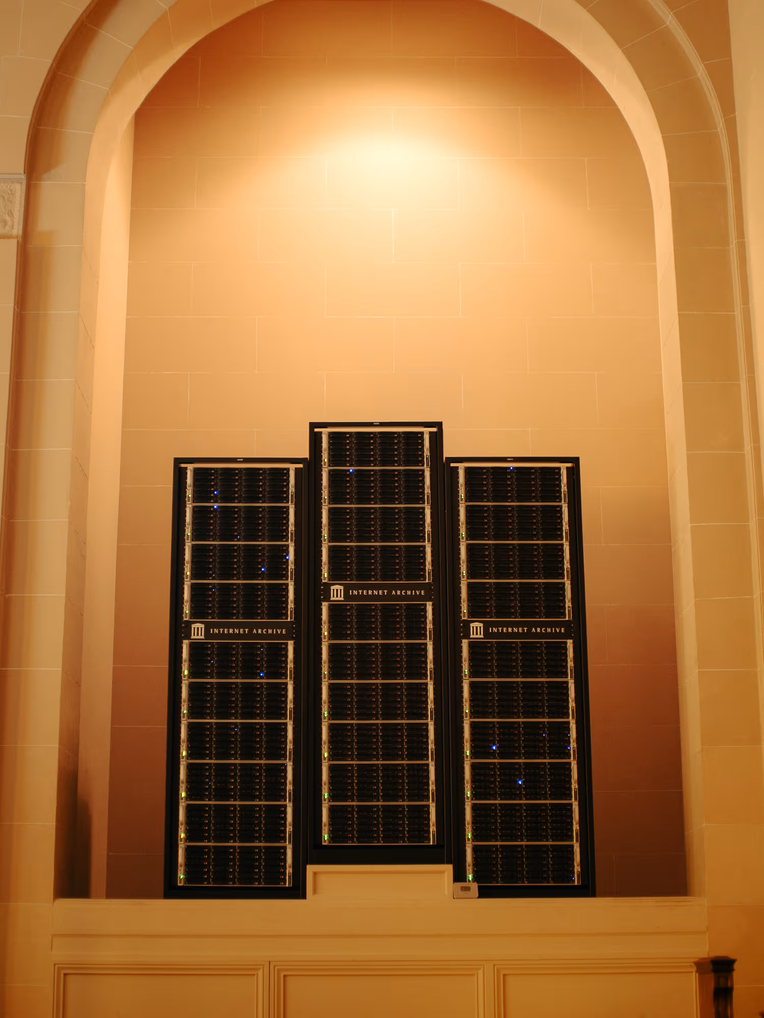 The Internet Archive's famed Wayback Machine, launched in 2001 to save versions of the World Wide Web throughout time, even as pages are changed or shut down.