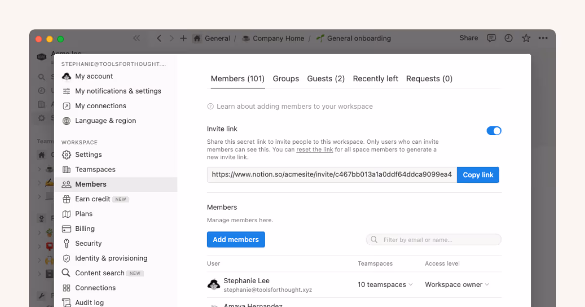 The ultimate quickstart guide to Notion for Enterprise