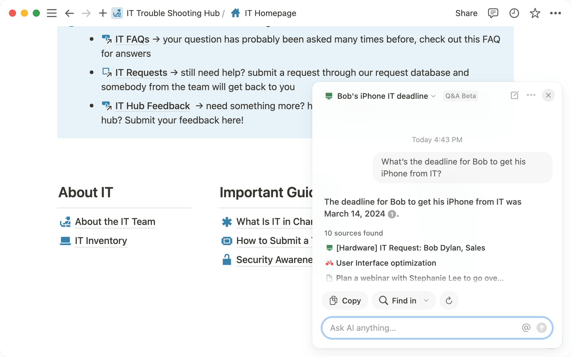 Extend your wiki with project trackers