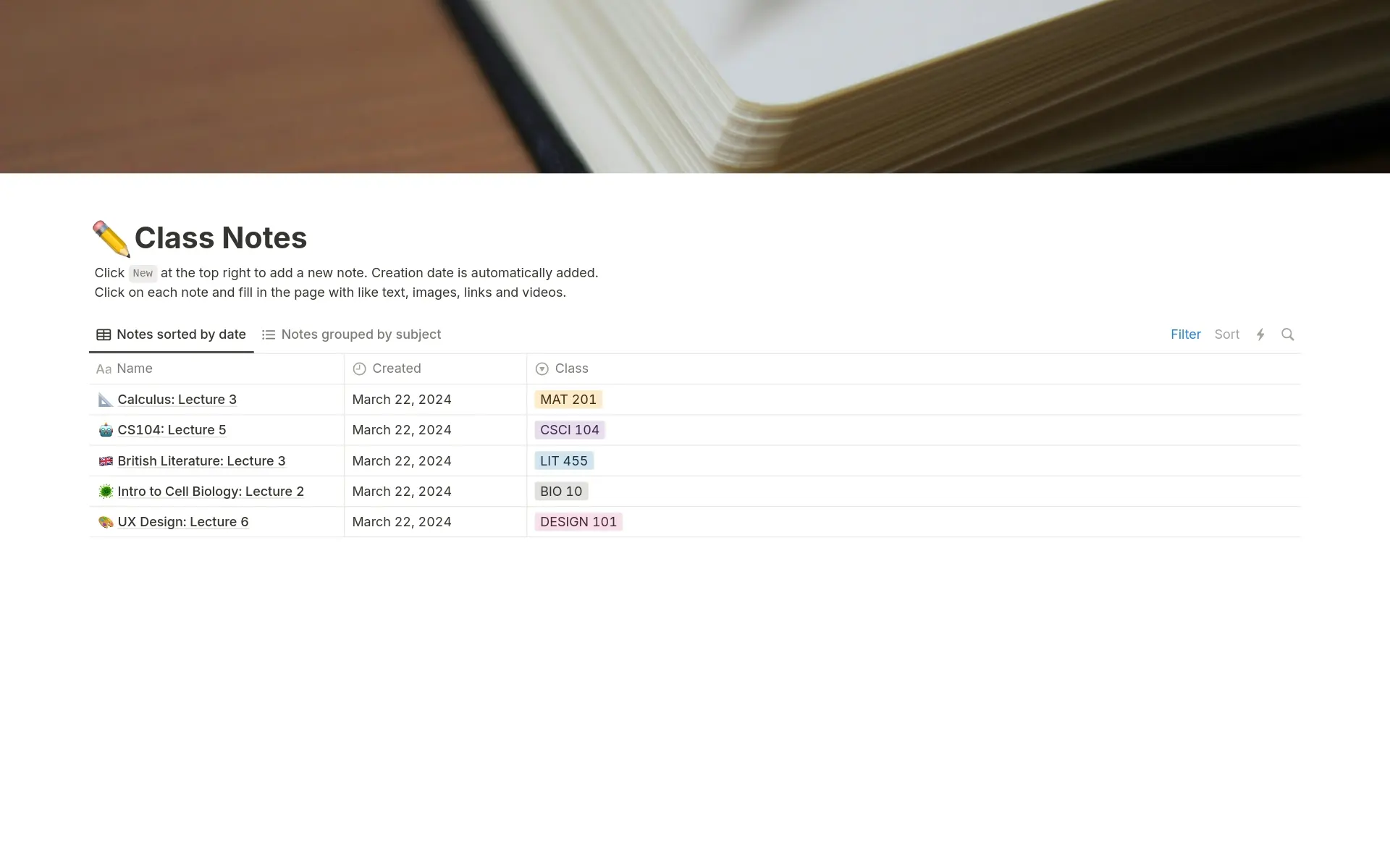 Kokoelman build-your-2026-with-top-notion-templates-for-students kuva